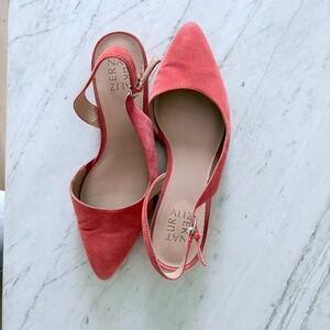 Naturalizer Pink Suede Flat Shoes
